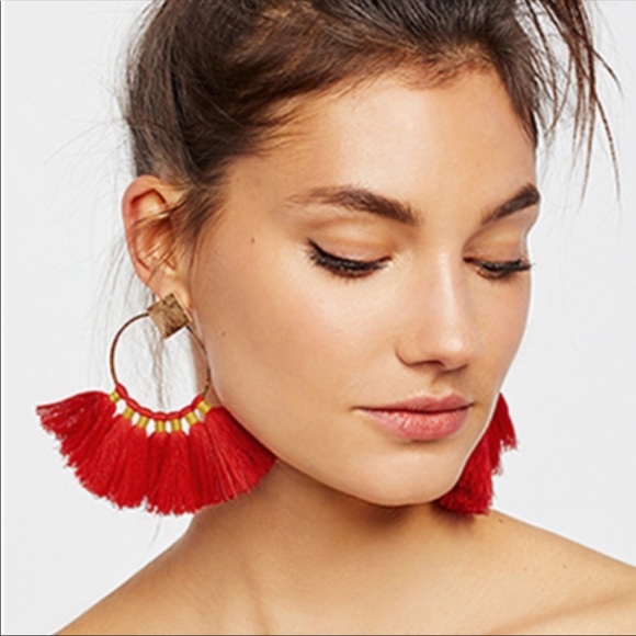 Free People Jewelry - Free People “Full Bloom” Fan Earrings